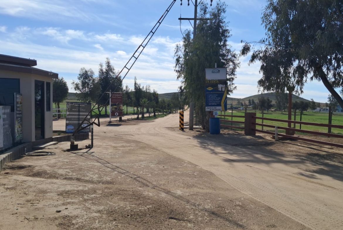 Venta Terreno Rustico Campestre en desarrollo los Casian en Ojos Negros Ensenada BC en la Ruta del Queso