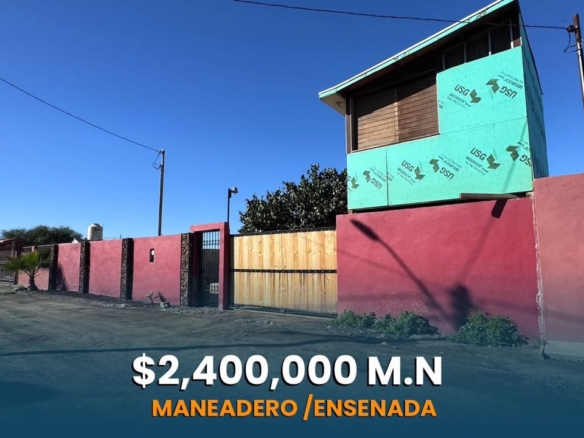 CASA EN VENTA EN MANEADERO PARTE BAJA