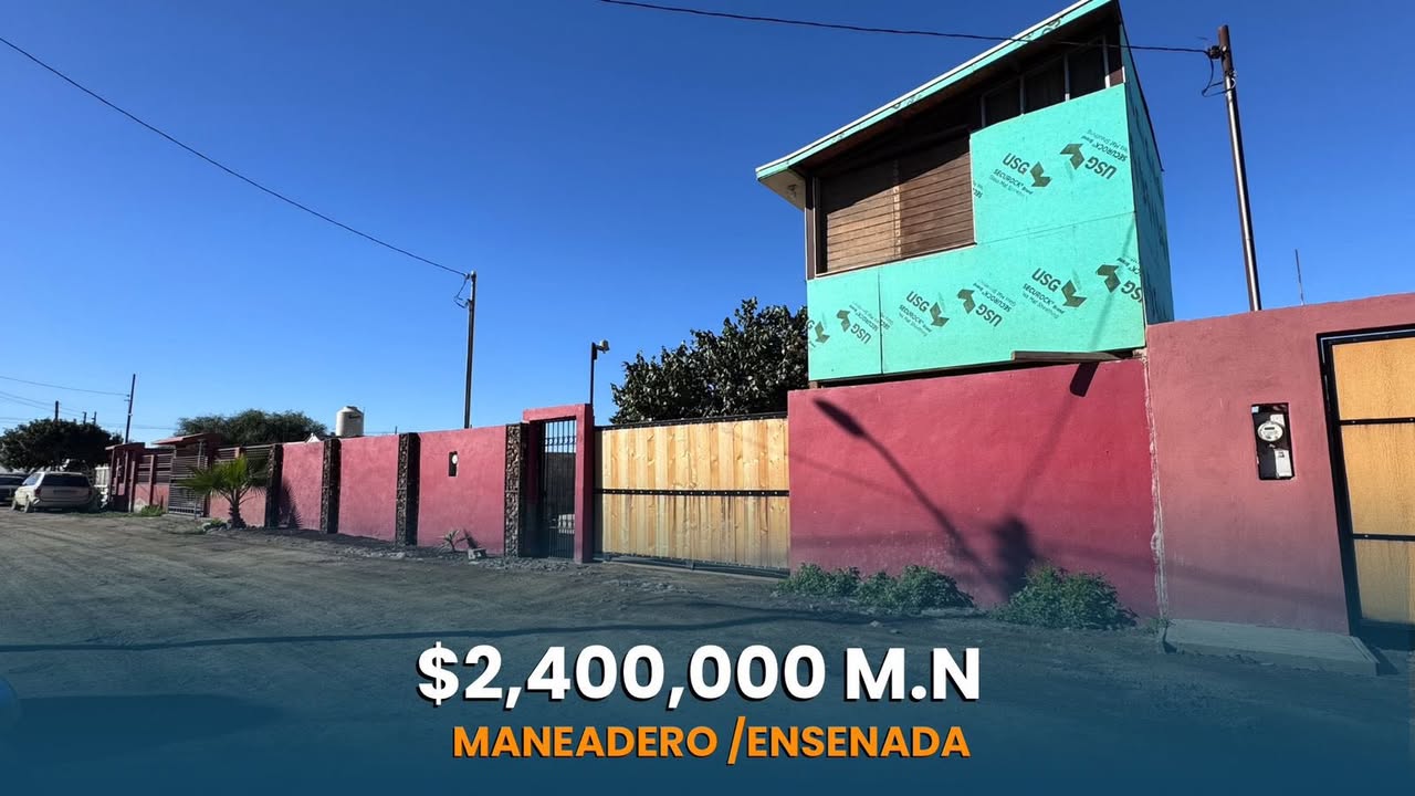 CASA EN VENTA EN MANEADERO PARTE BAJA