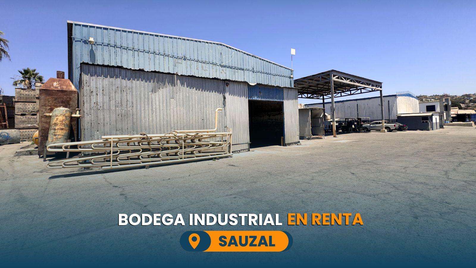 BODEGA INDUSTRIAL EN RENTA EN SAUZAL