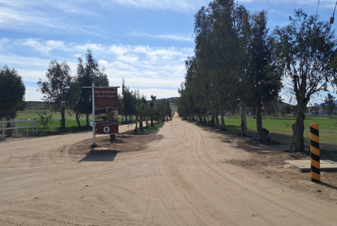 Venta Terreno Rustico Campestre en desarrollo los Casian en Ojos Negros Ensenada BC en la Ruta del Queso